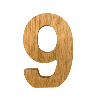 Solid Wood Freestanding Numbers