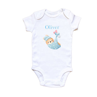 Personalised cotton baby vest