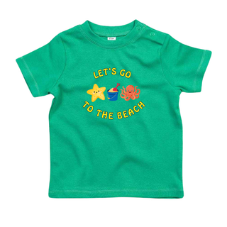 Beach Baby T-Shirt – Soft 100% Cotton Summer Tee for Newborns, Infants & Toddlers