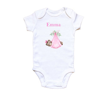 Personalised cotton baby vest