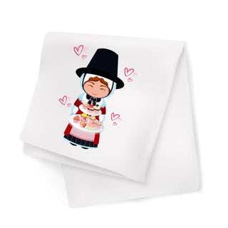 Welsh lady  Tea Towels