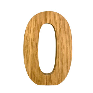 Solid Wood Freestanding Numbers