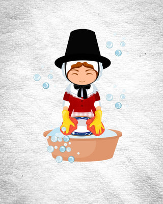 Welsh Lady hand towel