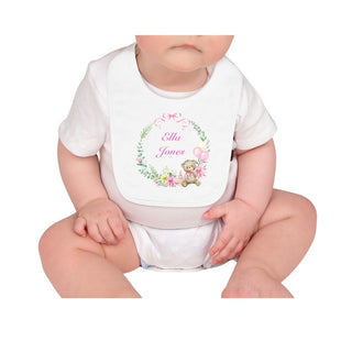 Personalised Cotton Baby Bib