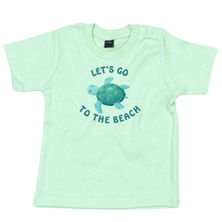Beach Baby T-Shirt – Soft 100% Cotton Summer Tee for Newborns, Infants & Toddlers