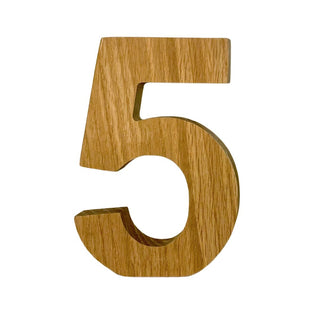 Solid Wood Freestanding Numbers