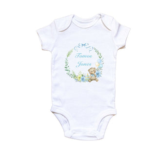 Personalised cotton baby vest