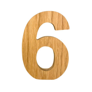 Solid Wood Freestanding Numbers