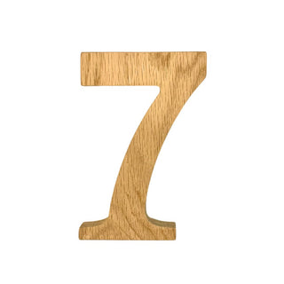 Solid Wood Freestanding Numbers
