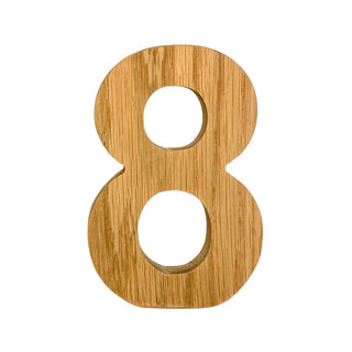 Solid Wood Freestanding Numbers