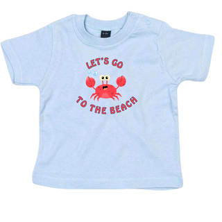 Beach Baby T-Shirt – Soft 100% Cotton Summer Tee for Newborns, Infants & Toddlers