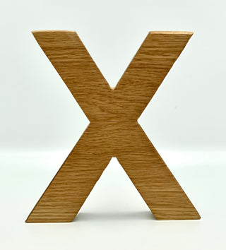 Personalised Oak Letters 7 inch