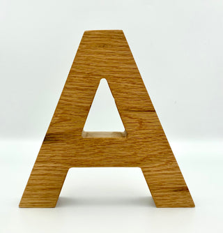 Personalised Oak Letters 7 inch