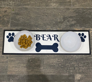 Personalised dog mat