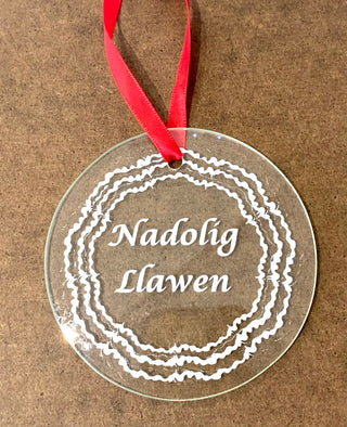 Welsh Glass Ornament