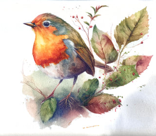Robin tea towels/hand towel