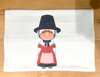 Welsh Lady hand towel