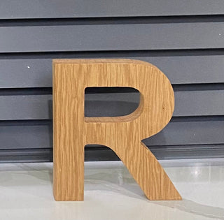 Personalised Oak Letters 8 inch
