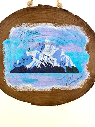 Mountain log picture