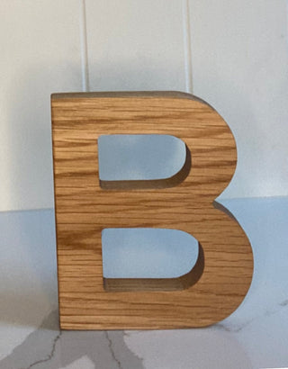 Personalised Oak Letters 8 inch