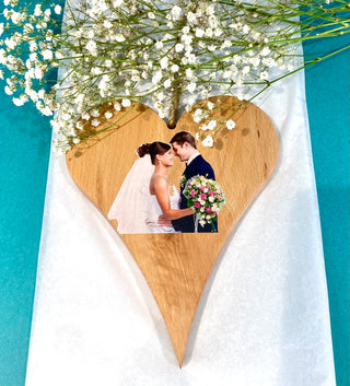 Wedding  photo heart