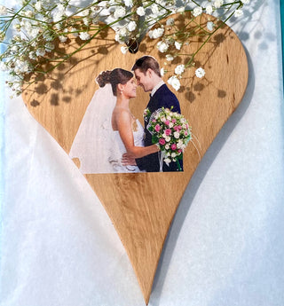 Wedding  photo heart