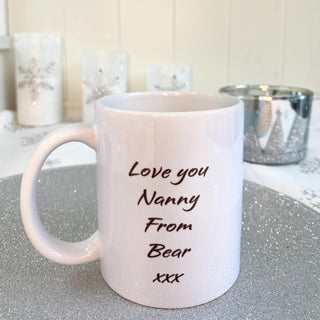 Personalised Photo Mug – Custom Ceramic Gift with Message