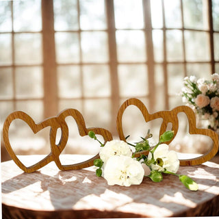 Oak Entwined Hearts Ornament