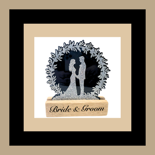 Luxury Oak & Acrylic Wedding Table Topper – Fully Customisable