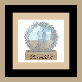 Luxury Oak & Acrylic Wedding Table Topper – Fully Customisable