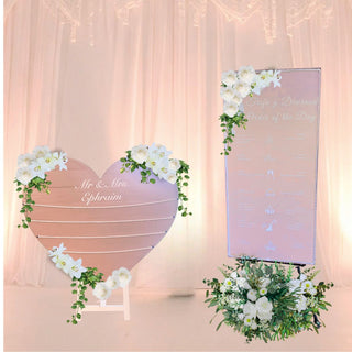Extra Large Wooden Heart – Personalised & Light Up Wedding Decoration