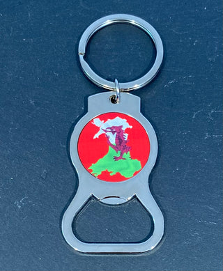 Welsh themed key rings
