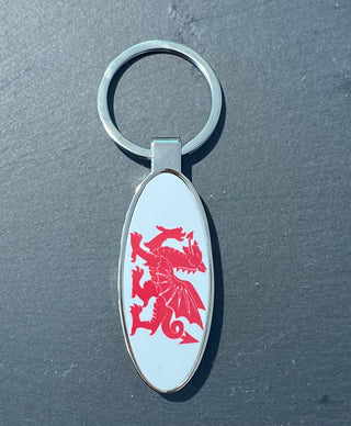 Welsh themed key rings