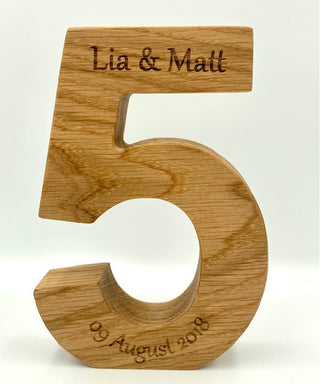 Personalised Wooden Letters and Numbers