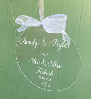 Wedding sign