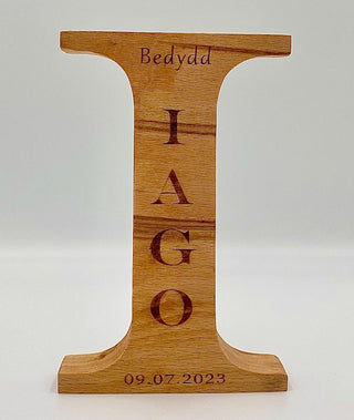 Personalised Wooden Letters and Numbers