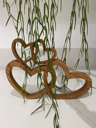 Entwined Oak Hearts Ornament