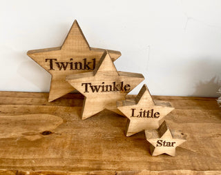 Nursery Wooden Stars Set