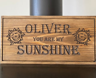 Personalised Child's Wooden Bedroom Sign