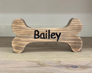Personalised Wooden Dog Bone