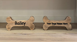 Personalised Wooden Dog Bone