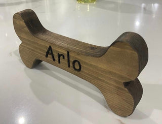 Personalised Wooden Dog Bone