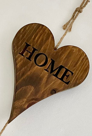 Home Sweet Home Wooden Hearts