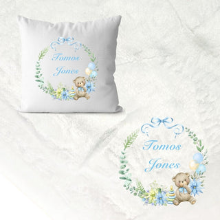 Baby blanket and cushion  set