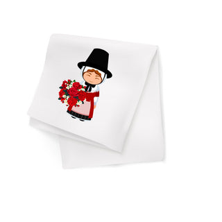 Welsh lady  Tea Towels