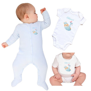 Personalised baby clothing set