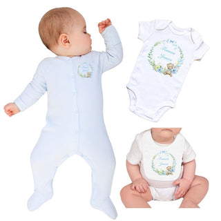 Personalised baby clothing set