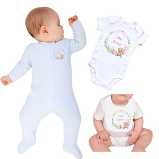 Personalised baby clothing set