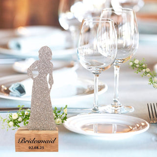 Elegant Personalised Wedding Table Name & Reservation Keepsakes