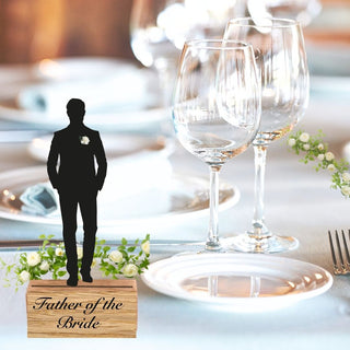 Elegant Personalised Wedding Table Name & Reservation Keepsakes